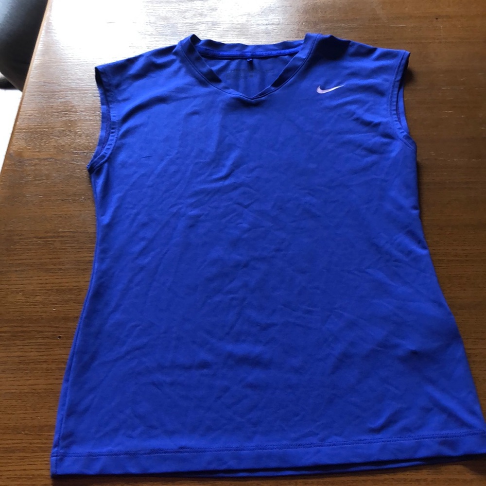 Nike golf tank royal blue top small petite small